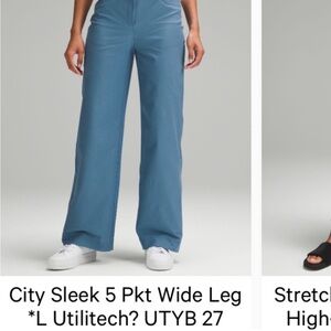 City Sleek 5 Pkt Wide Leg Pants | Size 27